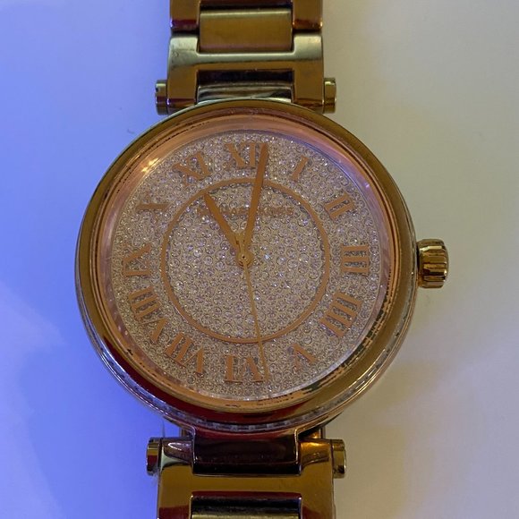 Michael Kors Skylar Men's/ Women Rose Gold Tone Watch - Picture 4 of 4